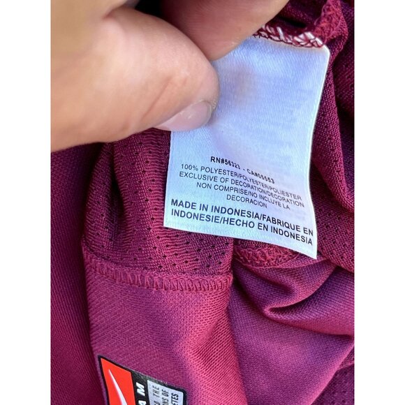 Nike - Men's Dri-Fit Long Sleeve T-Shirt - Burgundy - Extra Large - Picture 8 of 12